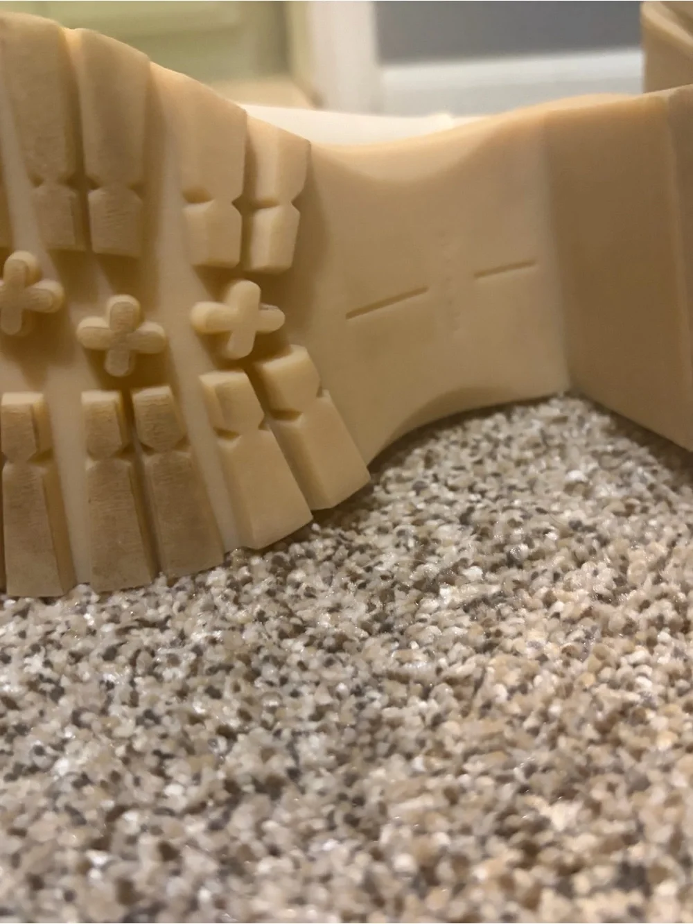 Dolce Vita Cream-White Chunky Chelsea Booties with Lug Sole - Picture 4 of 4
